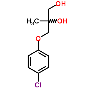 3-(P-氯苯氧基)-2-甲基-1,2-丙二醇结构式_63834-70-8结构式