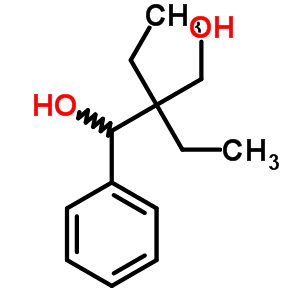 1-苯基-2,2-二乙基-1,3-丙二醇结构式_63834-79-7结构式