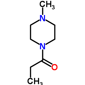(9ci)-1-甲基-4-(1-氧代丙基)-哌嗪结构式_63867-55-0结构式