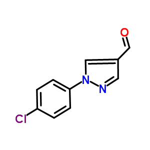 1-(4-氯苯基)-1H-吡唑-4-甲醛结构式_63874-99-7结构式