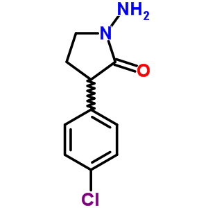 3-氨基-1-(p-氯苯基)-2-吡咯烷酮结构式_63885-94-9结构式