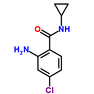 2-氨基-4-氯-n-环丙基苯甲酰胺结构式_63887-20-7结构式