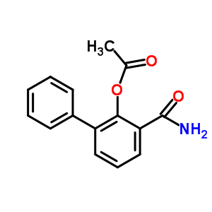 2-乙酰氧基-3-苯基苯甲酰胺结构式_63887-49-0结构式