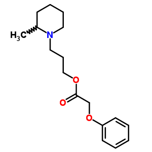 3-(2-甲基哌啶)苯氧基乙酸丙酯结构式_63906-45-6结构式