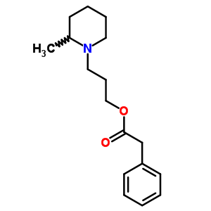 3-(2-甲基哌啶)苯乙酸丙酯结构式_63906-46-7结构式
