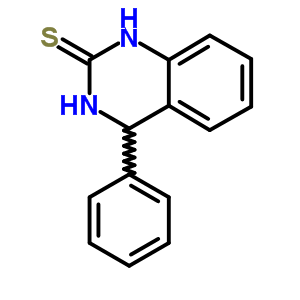 4-苯基-3,4-二氢喹唑啉-2(1h)-硫酮结构式_63917-28-2结构式
