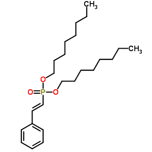 (9CI)-(2-苯基乙烯)-磷酸二辛酯结构式_63979-75-9结构式
