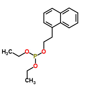 亚磷酸[2-(1-萘基)乙基]二乙基酯结构式_63981-07-7结构式