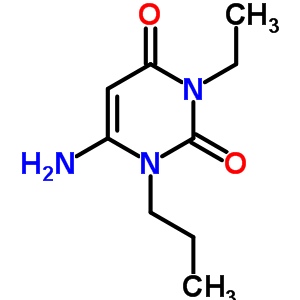 6-氨基-3-乙基-1-丙基尿嘧啶结构式_63981-32-8结构式