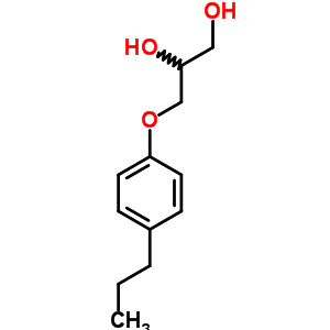 3-(P-丙基苯氧基)-1,2-丙二醇结构式_63991-79-7结构式