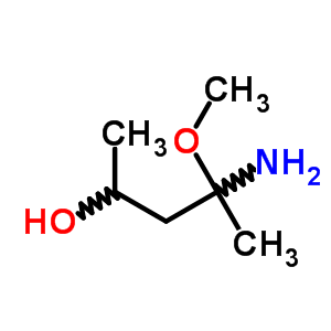 4-氨基-4-甲氧基-2-戊醇结构式_64011-44-5结构式