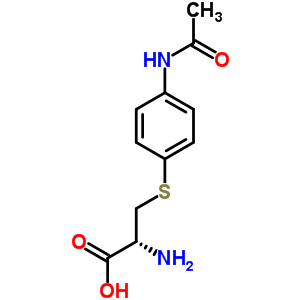 对乙酰氨基酚半胱氨酸结构式_64014-06-8结构式
