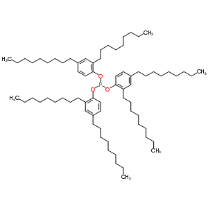 亚磷酸三(2,4-二壬基苯基)酯结构式_64033-89-2结构式