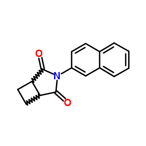 3-(2-萘)-3-氮杂双环[3.2.0]庚烷-2,4-二酮结构式_64037-98-5结构式
