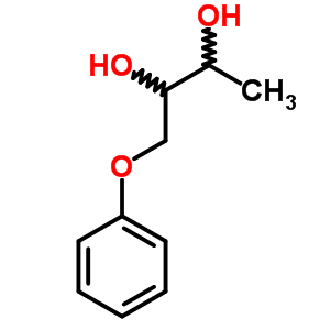 1-苯氧基-2,3-丁烷二醇结构式_64039-44-7结构式