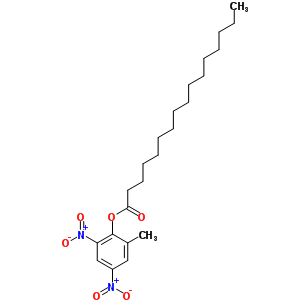 Palmitic acid 2-methyl-4,6-dinitrophenyl ester Structure,64046-73-7Structure