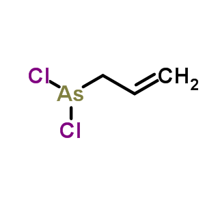 烯丙基二氯胂结构式_64047-01-4结构式