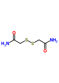 2-[(2-氨基-2-氧代乙基)二硫代]乙酰胺结构式_64057-55-2结构式