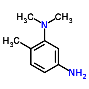 (5-氨基-2-甲基苯)二甲基胺结构式_6406-67-3结构式