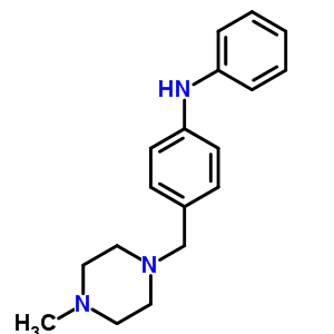 1-(p-苯胺苄基)-4-甲基哌嗪结构式_64097-53-6结构式