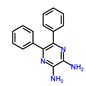 5,6-二苯基-2,3-吡嗪二胺结构式_64163-37-7结构式