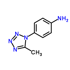 4-(5-甲基-1H-四唑-1-基)苯胺结构式_64170-55-4结构式