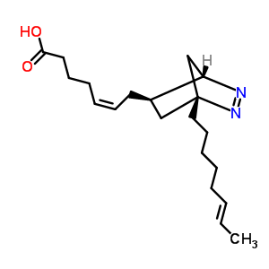 9,11-偶氮前列腺-5,13-二烯酸结构式_64192-56-9结构式