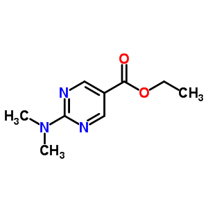 2-(二甲基氨基)-5-嘧啶羧酸乙酯结构式_64224-68-6结构式