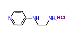 4-(2-氨基乙基氨基)吡啶盐酸盐结构式_64281-29-4结构式