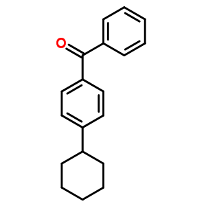 Methanone,(4-cyclohexylphenyl)phenyl- Structure,64357-69-3Structure