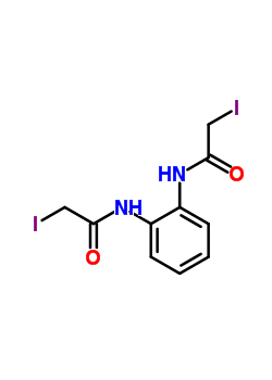 2-Iodo-n-[2-[(2-iodoacetyl)amino]phenyl]acetamide Structure,64381-85-7Structure