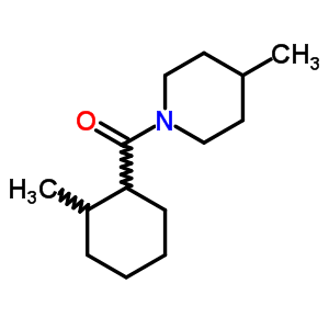 4-Methyl-1-[(2-methylcyclohexyl)carbonyl]piperidine Structure,64387-77-5Structure