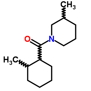 3-Methyl-1-[(2-methylcyclohexyl)carbonyl]piperidine Structure,64387-78-6Structure