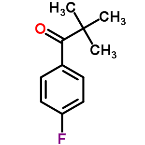 2,2-二甲基-1-(4-氟苯基)-1-丙酮结构式_64436-59-5结构式
