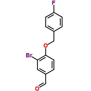3-Bromo-4-[(4-fluorobenzyl)oxy]benzenecarbaldehyde Structure,6481-37-4Structure