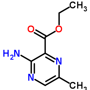 3-氨基-6-甲基-2-吡嗪羧酸乙酯结构式_64882-36-6结构式