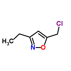 5-(氯甲基)-3-乙基异噁唑结构式_64988-69-8结构式