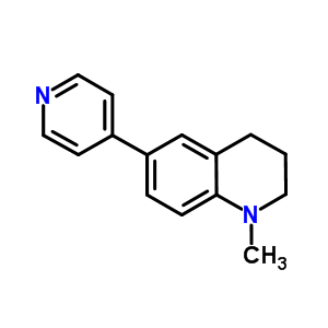1-Methyl-6-(4-pyridinyl)-1,2,3,4-tetrahydroquinoline Structure,6516-95-6Structure