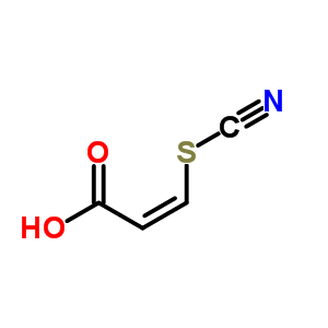 3-硫代氰酰基-2-丙酸结构式_65200-27-3结构式