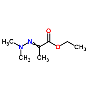 2-(2,2-二甲基肼基)-丙酸乙酯结构式_65296-08-4结构式