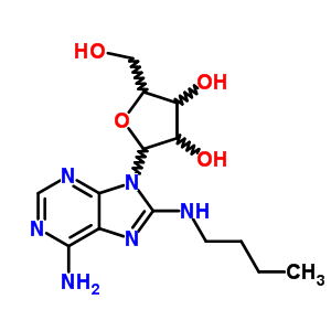 (9CI)-8-(丁基氨基)-腺苷酸结构式_65456-84-0结构式