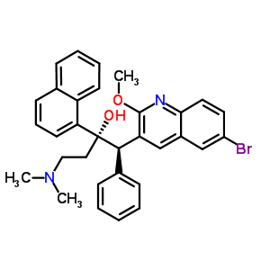 (alphaR,betaS)-rel-贝达喹啉结构式_654653-93-7结构式