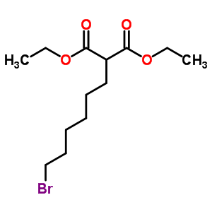 2-(6-溴己基)-丙二酸 1,3-二乙酯结构式_6557-85-3结构式