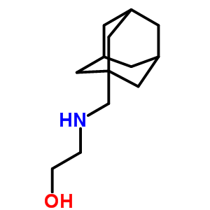 2-[(金刚烷-1-甲基)-氨基]-乙醇结构式_65738-69-4结构式