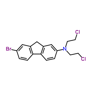 7-Bromo-n,n-bis(2-chloroethyl)-9h-fluoren-2-amine Structure,6583-90-0Structure