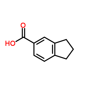 茚烷-5-羧酸结构式_65898-38-6结构式