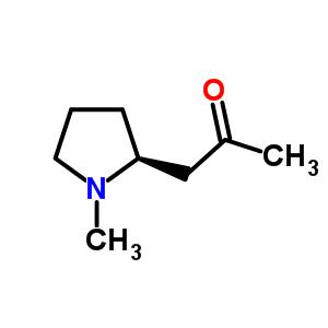 (s)-(9ci)-1-(1-甲基-2-吡咯烷)-2-丙酮结构式_65941-22-2结构式