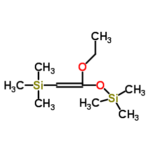 Trimethylsilylketene ethyl trimethylsilyl acetal Structure,65946-56-7Structure