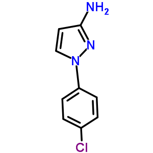 1-(4-氯苯基)-1H-吡唑-3-胺结构式_66000-39-3结构式