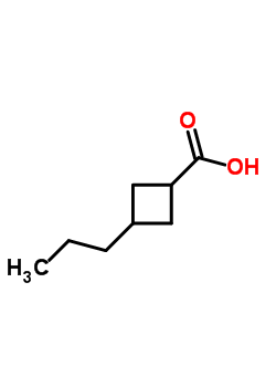 3-丙基环丁烷羧酸结构式_66016-17-9结构式